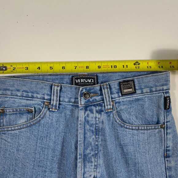 Versace Jeans Couture Slim Straight Light Wash Jeans mens size 29x31.5 - Picture 10 of 11